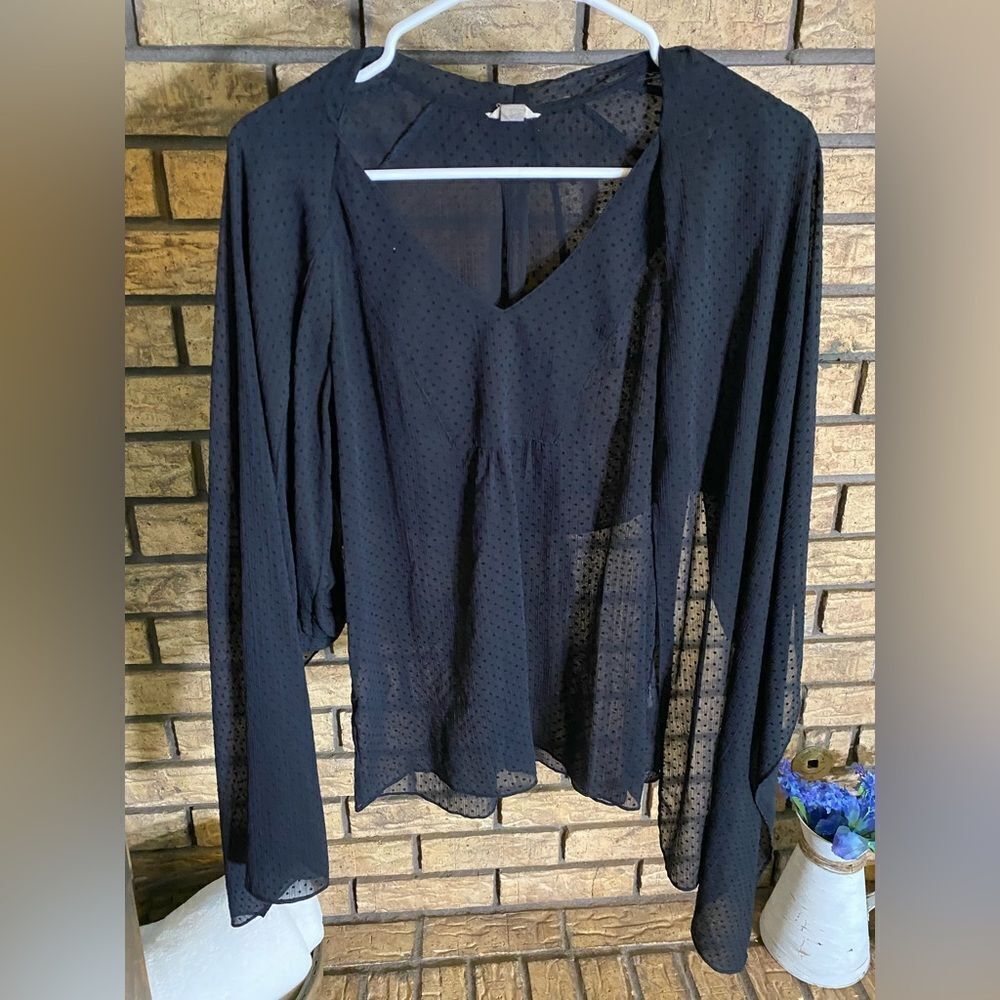 Fossil sheet blouse